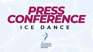 Small Medals & Press Conference | Ice Dance Free Dance | ISU European Figure Skating Champs 2022