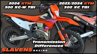 2024 KTM 300 XC-W vs 300 XC - Transmission Differences