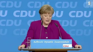 Merkel-Rede auf CDU-Sonderparteitag: Viel durchgesetzt, "Irrweg" verhindert | DER SPIEGEL