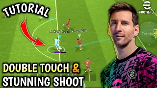 CARA DOUBLE TOUCH + STUNNING SHOT eFootball 2024 Mobile