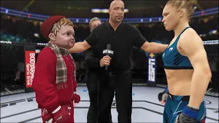 Hasbulla vs. Ronda Rousey - EA Sports UFC 4 - Crazy UFC 👊🤪