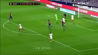 Marc Andre Ter Stegen amazing penalty save vs Sevilla