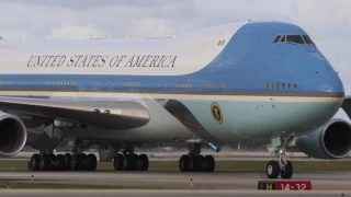 Trump arrives in Florida for Easter weekend 2017