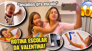 UMA NOITE COM A GENTE! LEVAMOS ELA PRA ESCOLA 6HORAS DA MANHÃ! 😭😱