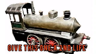 ➡️Restoration⬅️ Give This Train A 2nd Life. Early 1900 Tin Toy Steam Train From Bing