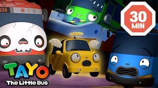 Boo! A chilling ghost world | Tayo S6 English Episodes | Tayo the Little Bus