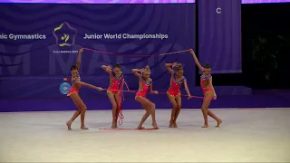 Poland (POL) - 2023 Rhythmic Junior Worlds Qualifications 5RO Group