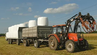 Ciężki Wyjazd z Pola! URSUS POWER! Sianokosy 2020 - 2 Pokos [JohnDeere, Ursus, Lamborghini, Krone]