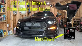 JLT Cold Air Intake and Custom Performance Tune Install - 2019 Mustang GT