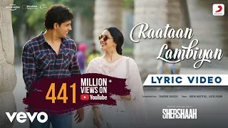 Raataan Lambiyan - Lyric Video |Shershaah|Sidharth, Kiara|Tanishk B.|Jubin|Asees