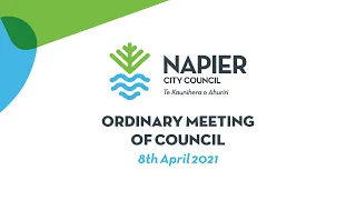 Ordinary Meeting of Council - 8th April 2021