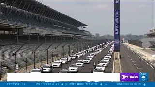 Officer Leath Funeral Service at IMS