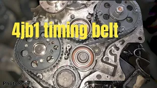 Isuzu 4JB1 | Oil Seal and Timing Belt replacement