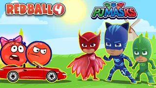 RED BALL 4 vs PJ MASK Moon Night in Green Hills War watch now