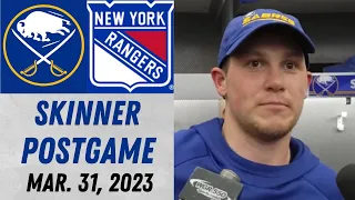 Jeff Skinner Postgame Interview vs New York Rangers (3/31/2023)