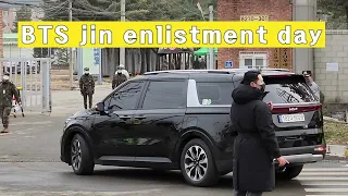 BTS jin enlistment day