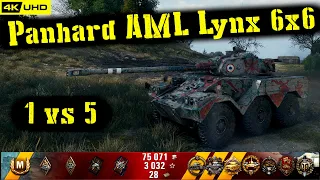 World of Tanks Panhard AML Lynx 6x6 Replay - 10 Kills 6.4K DMG(Patch 1.4.0)