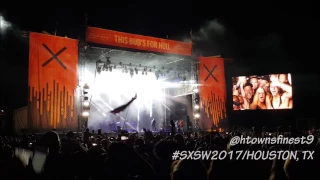 POST MALONE, Performs LIVE!!! - "WHITE IVERSON" & "CONGRATULATIONS" (LIVE FPSF 2017, HOUSTON, TX)