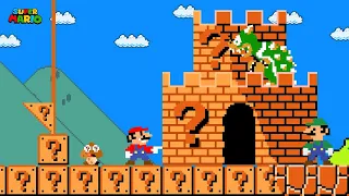 Super Mario Bros. but everything is Longer! | Game Animation