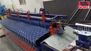 Semiautomatic Chain Link Weaving fencing Machine