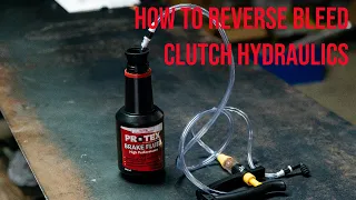 Reverse bleeding clutch hydraulics