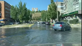 Порыв канализации в Бердянске