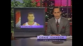 Arvydas Sabonis Pushed for NBA Rookie of the Year (TBS Segment - 1996)