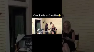 Candice King being Caroline Forbes 😂