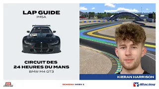 iRacing Lap Guide: BMW M4 GT3 at Le Mans