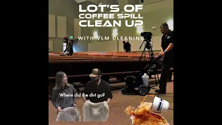 Lot's of Coffee Spill Clean up at a Church with Low Moisture OP Cleaning at a Northern MN Church