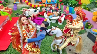 Barbie Doll All Day Routine In Indian Village/Radha Ki Kahani Part -290/Barbie Doll Bedtime Story||