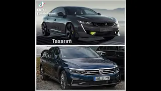 volkswagen passat vs peguot 508