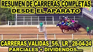 | RESUMEN MAS COMPLETO DE LAS CARRERAS VALIDAS 5/6 | LA RINCONADA 28-04-24.