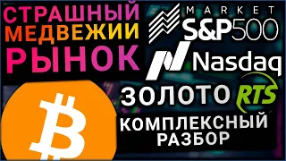 БИТКОИН, АЛЬТКОИНЫ, SP500, NASDAQ, RTS, ЗОЛОТО - КОМПЛЕКСНЫЙ АНАЛИЗ НА 2022 ГОД