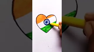 Indian flag drawing easy | 26 January drawing | republic day drawing