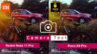 Redmi Note 11 Pro vs Poco X4 Pro | Camera Comparison | Camera Test | |