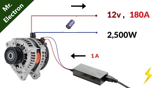 12V 180A BMW automobilio generatorius prie generatoriaus naudojant nešiojamąjį kompiuterį