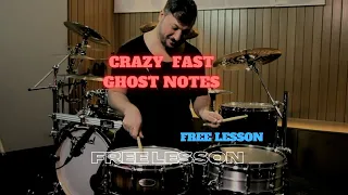 CRAZY FAST DRUMMER - Superfast Ghost Notes LESSON