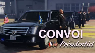 GTA5 RP | Convoi Donald Trump à Paris - Police Nationale