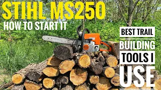 Stihl MS250 How To Start it