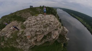 Белые скалы на Белой реке.