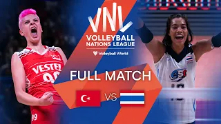 🇹🇷 TUR vs. 🇹🇭 THA - Full Match | Women’s VNL 2022