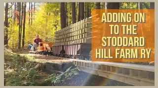 Laying Track on the Stoddard Hill Farm Railway