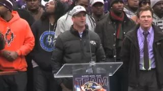 Watch The Baltimore Ravens Celebrate Super Bowl Win In M&T Bank Stadium