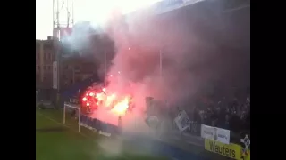 Début de match (Charleroi-Genk) 26-05-2016