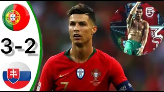 Portugal Vs Slovakia 3-2 Highlights & Ronaldo Goals | All Goals