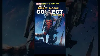 Why rocket collect prosthetic body parts? || confirmed by James Gunn || #gotgvol3 #shorts