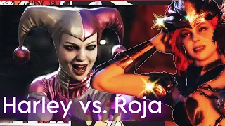 💥CHOQUES e INTRO DIALOGOS 🌸Harley Quinn VS. Hiedra Venenosa/Injustice 2/espanol latino (*￣3￣)╭🧁