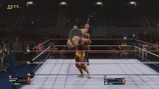 WWE 2K24_Hulk Hogan vs. Andre The Giant on Legend difficulty at WrestleMania III
