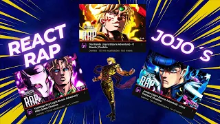 React Rap @Duelista | Dio Brando - O Mundo | Yoshikage Kira - Killer Queen | Josuke - Crazy Diamond